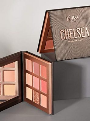 Highlighters and Blushers in Rose Gold Pippa of London Chelsea Make Up Palette
