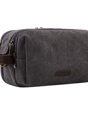 The BAGSMART Toiletry Bag is a waterproof shaving bag and toiletry organizer for men, perfect for travel and keeping toiletries and accessories organized.
