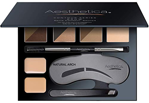Aesthetica Brow Contour Kit 16-Piece Eyebrow Makeup