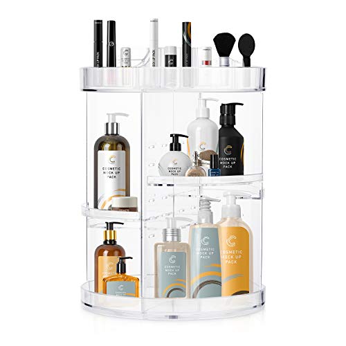 Spinning 360 Rotating Makeup Organizers and Storage
