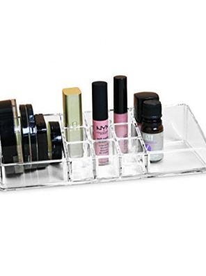 Ikee Design Cosmetic Organizer with 11 Lipsticks Compartments
