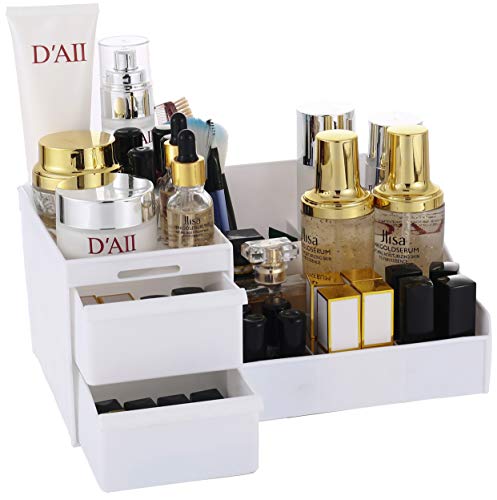 Sooyee Makeup Organizer, Vanity Box with Drawers Storage
