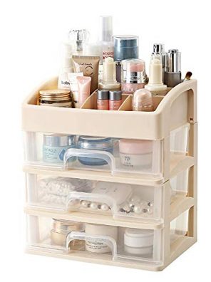 Makeup Organizer and Jewelry Storage Case Display