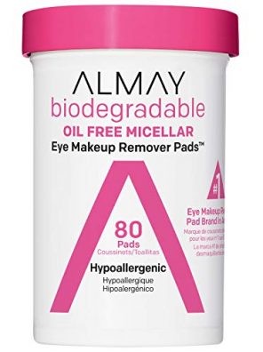 Almay Biodegradable Oil Free Micellar Eye Makeup Remover Pads