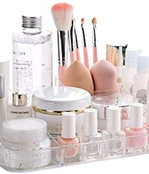 SUNFICON Makeup Organizer Tray Cosmetic Display Case