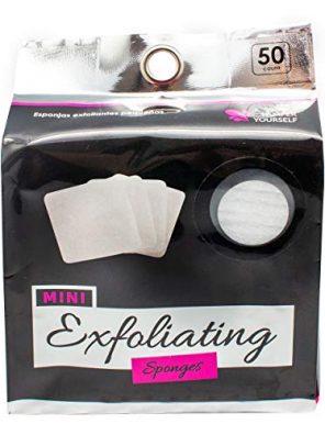 Mini Exfoliating Sponges: Square Facial Cleansing and Makeup Removal Pads