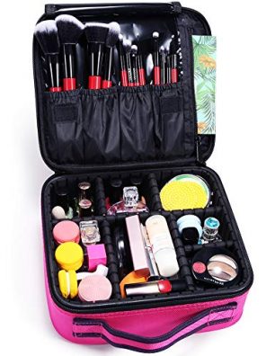 Makeup Train Cases Cosmetic Case Professional Travel Makeup Bag