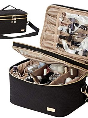 Double Layer Travel Makeup Bag: Your Beauty Organizer on the Go