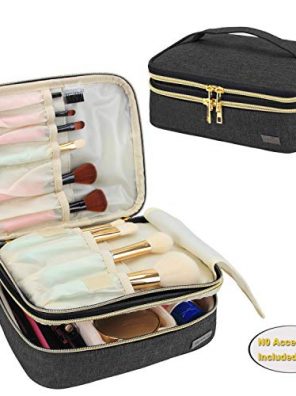 Teamoy Makeup Brushes Case with Top Handle