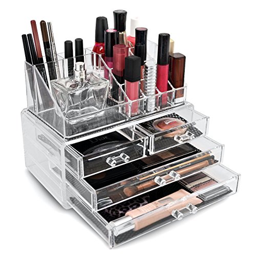Cosmetic Makeup and Jewelry Storage Case