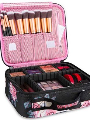 Kootek Travel Makeup Bag Portable Cosmetic Organizer