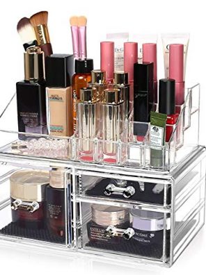 Acrylic Makeup Organizer, Clear Cosmetic Storage Organizer