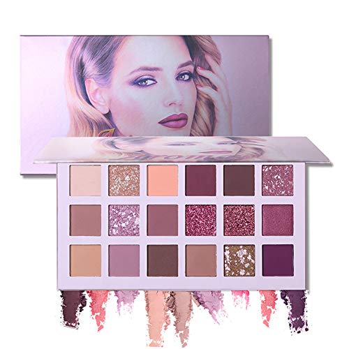 18 Color Eye Shadow Pallet with Mirror Matte Shimmer