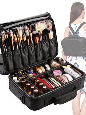 VASKER Large Makeup Case 3 Layers Professional Waterproof