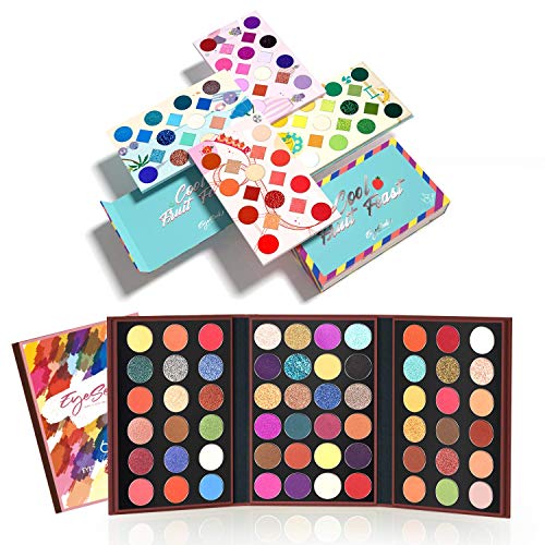 EYESEEK 64 Colors Colorful Rainbow Eyeshadow Makeup Set