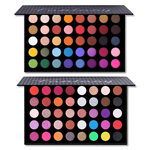 40 Colors High Pigmented Eyeshadow Makeup Palette Set
