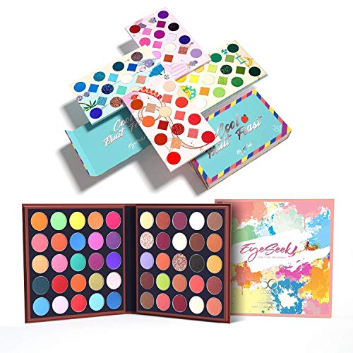 Makeup Palette And 50 Colors Shimmer Bright Color