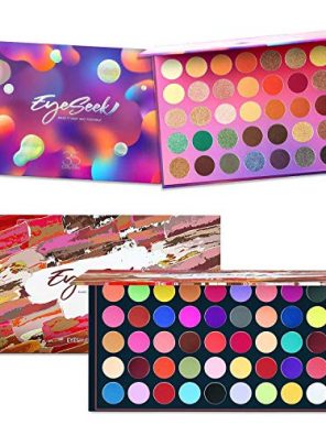 Shimmer And Metallic Eyeshadow Pallet And 45 Colors Rainbow