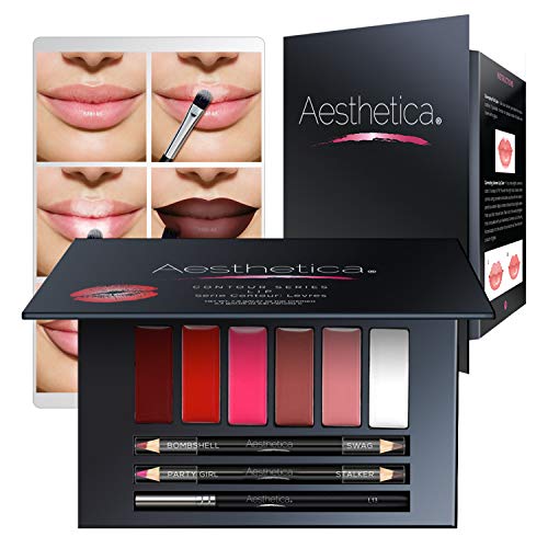Aesthetica Matte Lip Contour Kit - Lipstick Palette Set