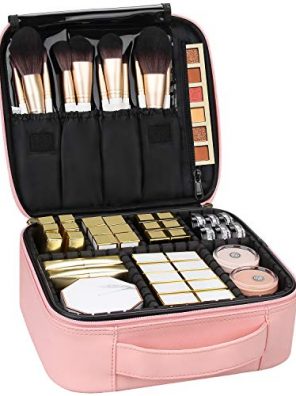 Travel Makeup Train Case Cosmetic Case