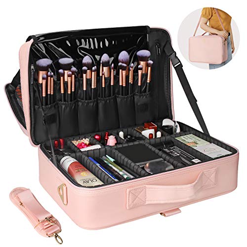 Large Makeup Bag, Relavel Makeup Organizer Case Travel