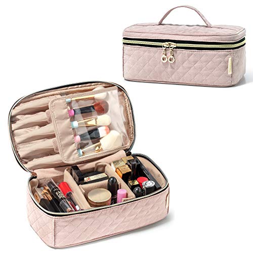 Teamoy Travel Makeup Bag, Makeup Cosmetic Case Organizer