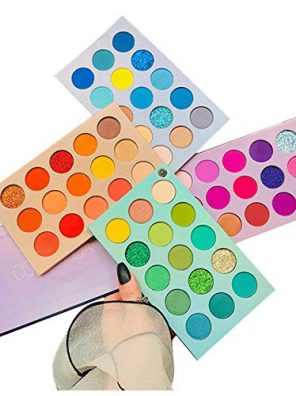 60 Colors Eyeshadow Palette, 4 in1 Color Board