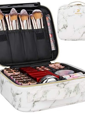Marble Makeup Case Travel for Women