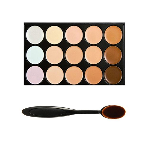 15 Shades Colour Concealer Makeup Palette Kit