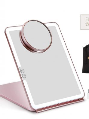 LED Folding Makeup Mirror for Travel