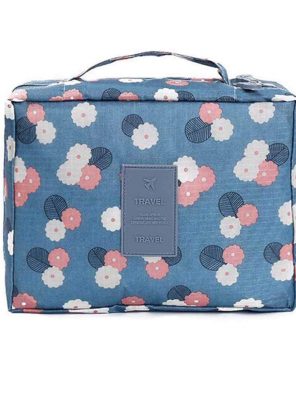 Portable Travel makeup bag, Water Resistant Cosmetic bag