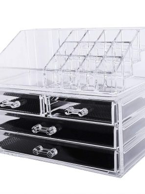 Makeup Organizer Cosmetic Makeup and Jewelry Storage Case