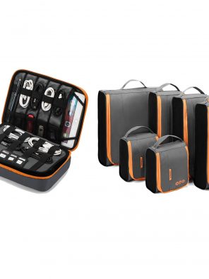 BAGSMART Electronics Organzier and Packing Cubes Set