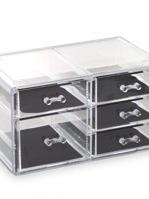 Clear Cosmetic Jewelry and Makeup Organizer