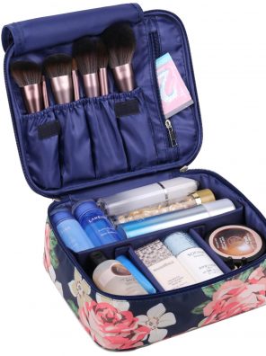 Travel Makeup Bag Large Cosmetic Bag for Women and Girls