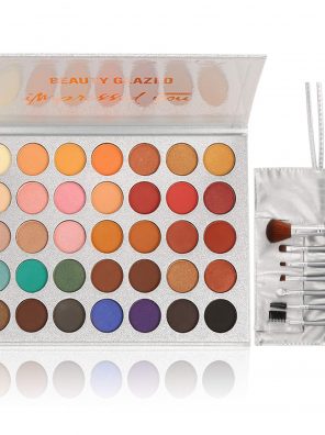 Eyeshadow Palette and Makeup Brushes Set 35 Colors
