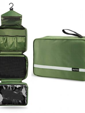 Journey Toiletry Bag for Males: Your Compact, Waterproof Travel Companion in Olive Inexperienced