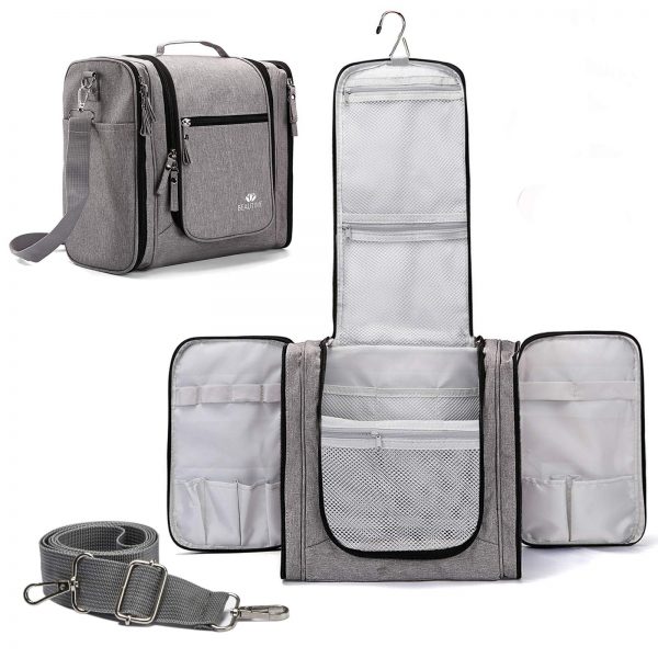 large capacity Hanging Travel Toiletry Bag for Men and Women