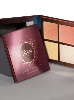 Pippa of London Stardust Highlighter Palette Make Up for Cheeks and Face